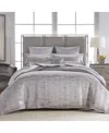 Hotel Collection Impasto Stone 3-pc. Duvet Cover Set, Full/queen, Exclusively At Macy's In Grey
