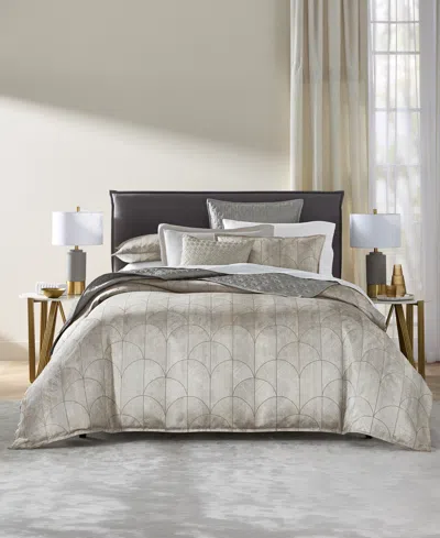 Hotel Collection Inlay Woven And Printed 3-piece Comforter Set, Full/queen, Macy's Exclusive In Brown