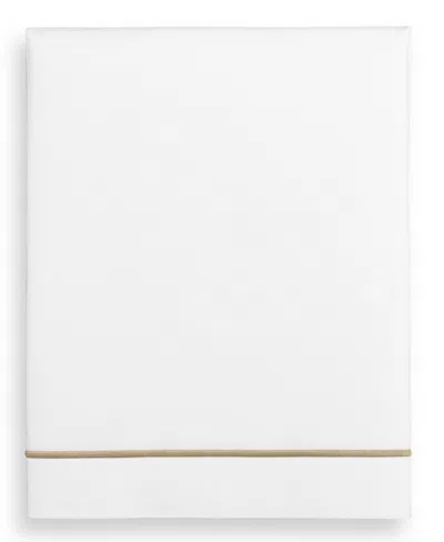 Hotel Collection Italian Percale 100% Cotton Flat Sheet, Twin, Exclusively At Macy's In Gold