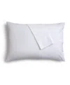 Hotel Collection Italian Percale Sateen Cuff Pillowcase Pair, Standard, Exclusively At Macy's In White