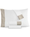 Hotel Collection Italian Percale Sateen Cuff Sheet Sets Created For Macys In Soft Gold