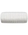 Hotel Collection Last Act!  Glint Bolster Decorative Pillow, 8" X 20", Exclusively At Macy's In White