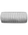 Hotel Collection Last Act!  Glint Bolster Decorative Pillow, 8" X 20", Exclusively At Macy's In Gray