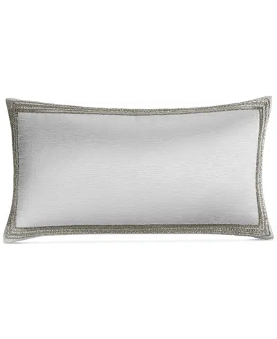 Hotel Collection Last Act!  Glint Decorative Pillow, 14" X 26", Exclusively At Macy's In Gray