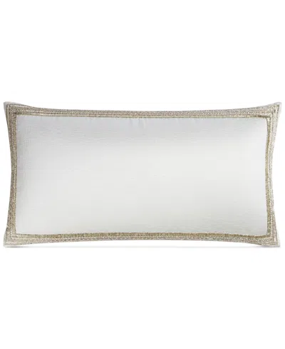 Hotel Collection Last Act!  Glint Decorative Pillow, 14" X 26", Exclusively At Macy's In White