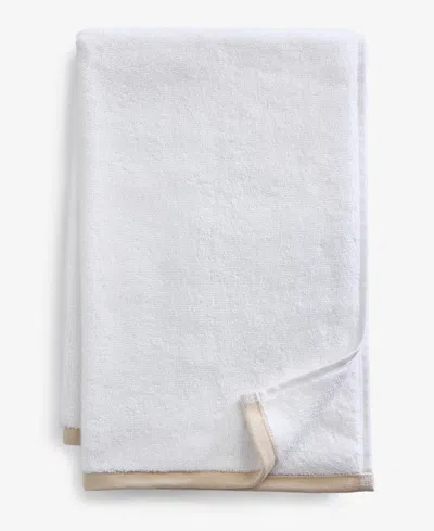 Hotel Collection Linea Cotton Hand Towel, 20" X 30" In White