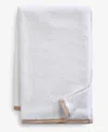 Hotel Collection Linea Cotton Hand Towel, 20" X 30" In White