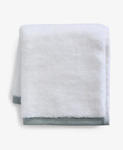 Hotel Collection Linea Cotton Washcloth, 13" X 13" In White