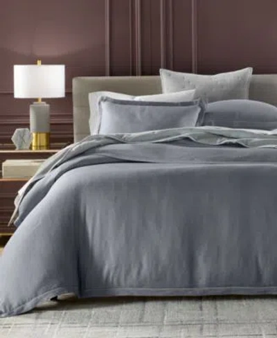 Hotel Collection Linen Modal Blend Duvet Cover Sets Exclusively At Macys In Gray