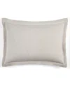 Hotel Collection Linen/modal Blend Sham, King, Exclusively At Macy's In Natural