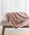 Hotel Collection Lynx Faux Fur Throw, 50" X 60", Exclusively At Macy's In Soft Blush