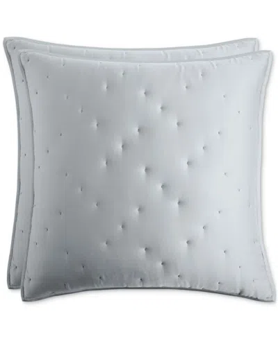 Hotel Collection Lyocell Quilted 2-pc. Sham Set, Euro, Macy's Exclusive In White