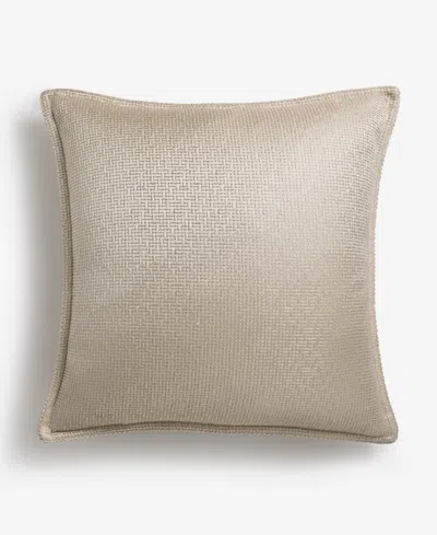 Hotel Collection Maze Jacquard Sham, Euro, Macy's Exclusive In Brown