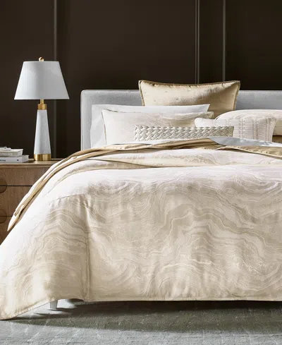 Hotel Collection Moonstone Duvet Cover Set, King, Exclusively At Macy's In Gold