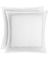 Hotel Collection Portofino Cotton 2-pc. Sham Set, European, Exclusively At Macy's In Silver