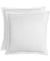 Hotel Collection Portofino Cotton 2-pc. Sham Set, European, Exclusively At Macy's In White