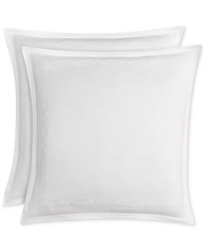 Hotel Collection Portofino Cotton 2-pc. Sham Set, European, Exclusively At Macy's In White