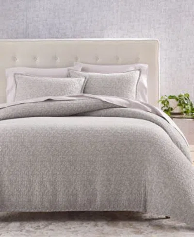 Hotel Collection Prism Matelasse Comforter Set Created For Macys In Charcoal