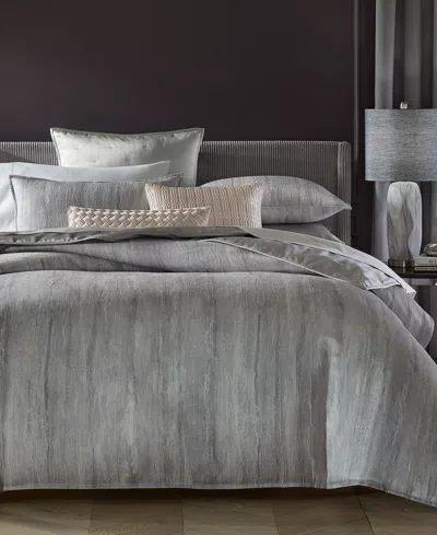 Hotel Collection Quartzite Comforter Set, Full/queen, Exclusively At Macy's In Greylac