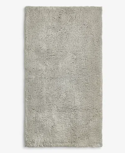 Hotel Collection Resort Plush Cotton Bath Rug, 20" X 34", Macy's Exclusive In Gray