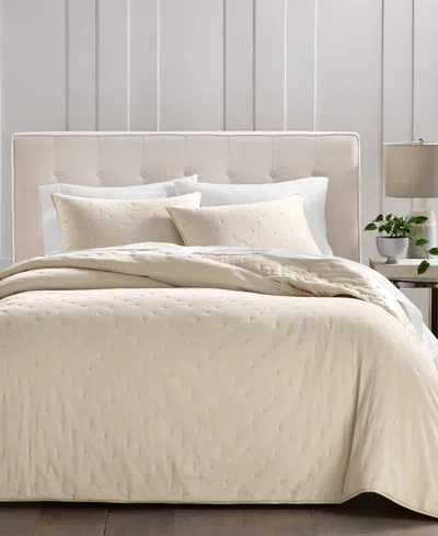 Hotel Collection Reversible Chenille 3-pc. Coverlet Set, King, Exclusively At Macy's In Sand