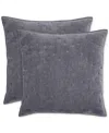Hotel Collection Reversible Chenille Quilted 2-pc. European Sham Set, Exclusively At Macy's In Ink