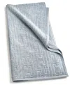 Hotel Collection Sculpted Chain-link Bath Towel, 30" X 56", Exclusively At Macy's In Lake
