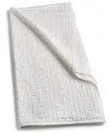 HOTEL COLLECTION SCULPTED CHAIN-LINK BATH TOWEL, 30" X 56", CREATED FOR MACY'S