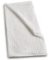Hotel Collection Sculpted Chain-link Bath Towel, 30" X 56", Exclusively At Macy's In White