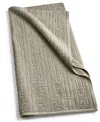 Hotel Collection Sculpted Chain-link Bath Towel, 30" X 56", Exclusively At Macy's