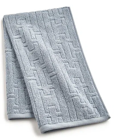 Hotel Collection Sculpted Chain-link Hand Towel, 16" X 30", Exclusively At Macy's In Lake