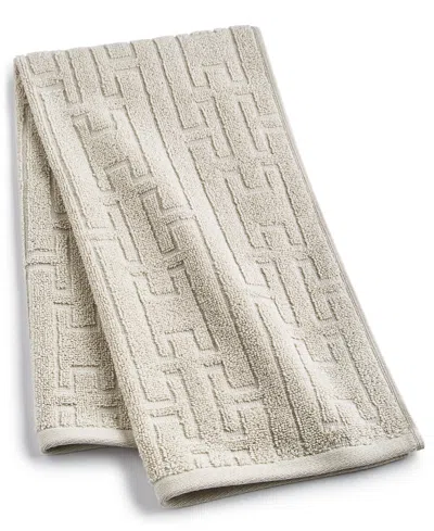 Hotel Collection Sculpted Chain-link Hand Towel, 16" X 30", Created For Macy's In Sandstone
