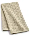Hotel Collection Sculpted Chain-link Hand Towel, 16" X 30", Exclusively At Macy's