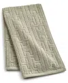 Hotel Collection Sculpted Chain-link Hand Towel, 16" X 30", Exclusively At Macy's