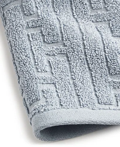 Hotel Collection Sculpted Chain-link Wash Towel, 13" X 13", Created For Macy's In Lake