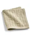 Hotel Collection Sculpted Chain-link Wash Towel, 13" X 13", Exclusively At Macy's