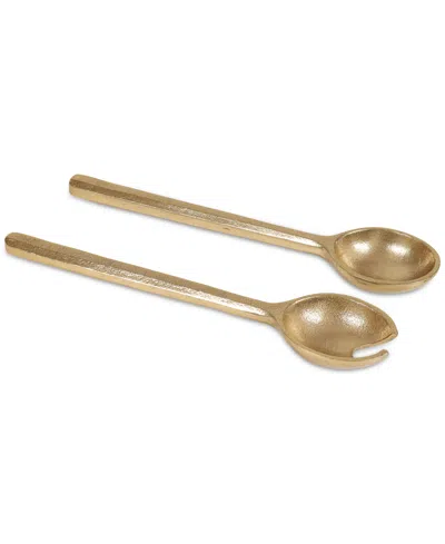 Hotel Collection Set Of 2 Facet Salad Servers, Exclusively At Macy's In Multi