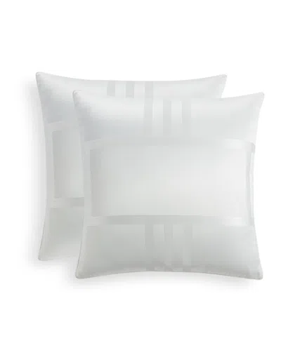 Hotel Collection Structure 2-pc. Sham Set, European, Exclusively At Macy's In White