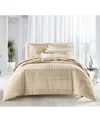 Hotel Collection Structure 3-pc. Comforter Set, Full/queen, Exclusively At Macy's In Gold