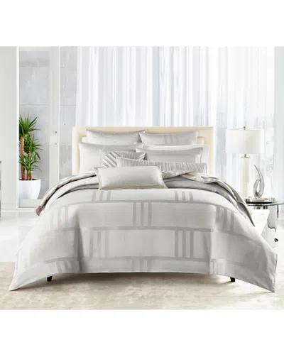 Hotel Collection Structure 3-pc. Duvet Cover Set, Full/queen, Exclusively At Macy's In Silver