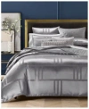 Hotel Collection Structure Charcoal Comforter Set In Gray