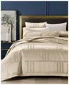 Hotel Collection Structure Gold 3-pc. Comforter Set, King, Exclusively At Macy's In Gold