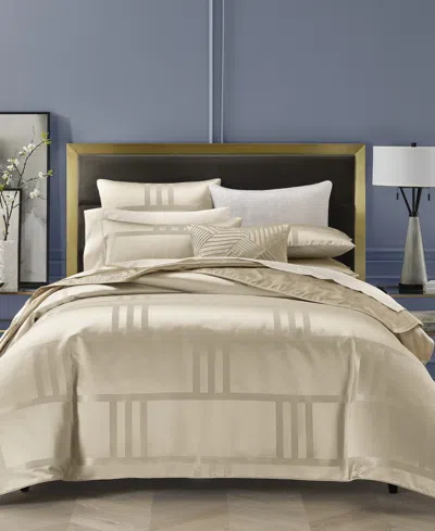 Hotel Collection Structure Gold 3-pc. Duvet Cover Set, Full/queen, Exclusively At Macy's