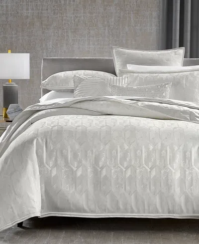 Hotel Collection Tessera Solid 3-pc. Comforter Set, Full/queen, Macy's Exclusive In Gray