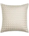 Hotel Collection Textured Embroidery Decorative Pillow, 20" X 20", Exclusively At Macy's In Neutral