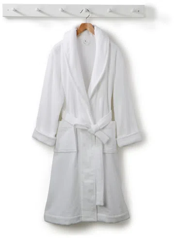 Hotel Collection Turkish Cotton Shawl-collar Robe, Created For Macy's In White