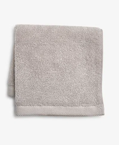 Hotel Collection Ultimate Microcotton Luxe Washcloth, Macy's Exclusive In Gray