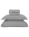 Hotel Collection Vendee 500tc Cotton Sateen Sheet Set In Silver