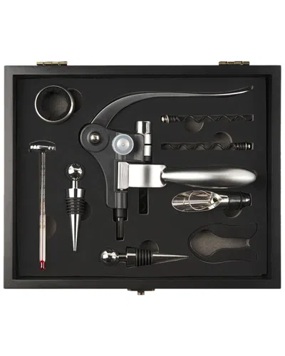 Hotel Collection Wine Accessory Set In Black