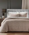 Hotel Collection Woodgrain 3-pc. Duvet Cover Set, Full/queen, Exclusively At Macy's In Hazelnut